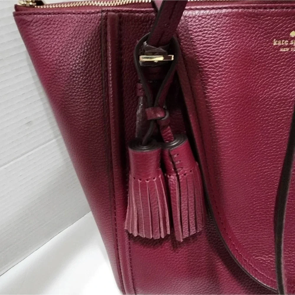 KATE Spade Orchard Street Maya Tote purse bag‎ in blackberry new!!!
